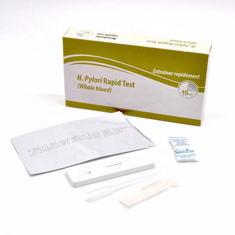 મેડિકલ H.pylori રેપિડ ટેસ્ટ કિટ્સ કેસેટ